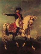 Natoire, Charles Joseph Horseman likeness of Napoleon I France oil painting artist